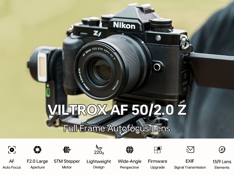 Amazon.com : VILTROX AF 50mm F2.0 Air Z Lens for Nikon Z Mount, F